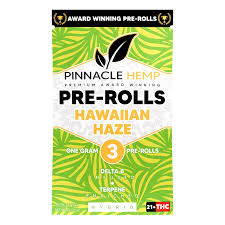 PINNACLE HEMP DELTA-8 3PK PRE ROLLS