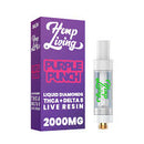 Hemp Living THCA + D8 2G Live Resin Diamond Cartridge