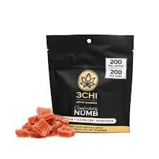 3 CHI COMFORTABLY NUMB D8 GUMMIES (16 CT) - Puff Love Smoke Shop