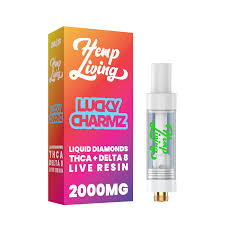 Hemp Living THCA + D8 2G Live Resin Diamond Cartridge