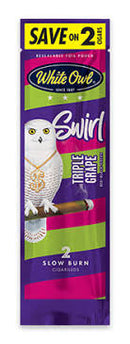 White Owl 2-Pack Cigarillos Swirl Triple Grape