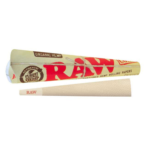 RAW Organic Hemp Cones 1 1/4 (6-Pack)