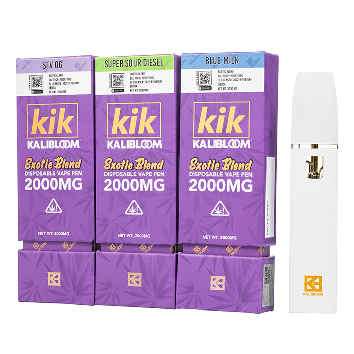 KIK Exotic Blend D8 THCP HHCP HHC 2000Mg Disposable