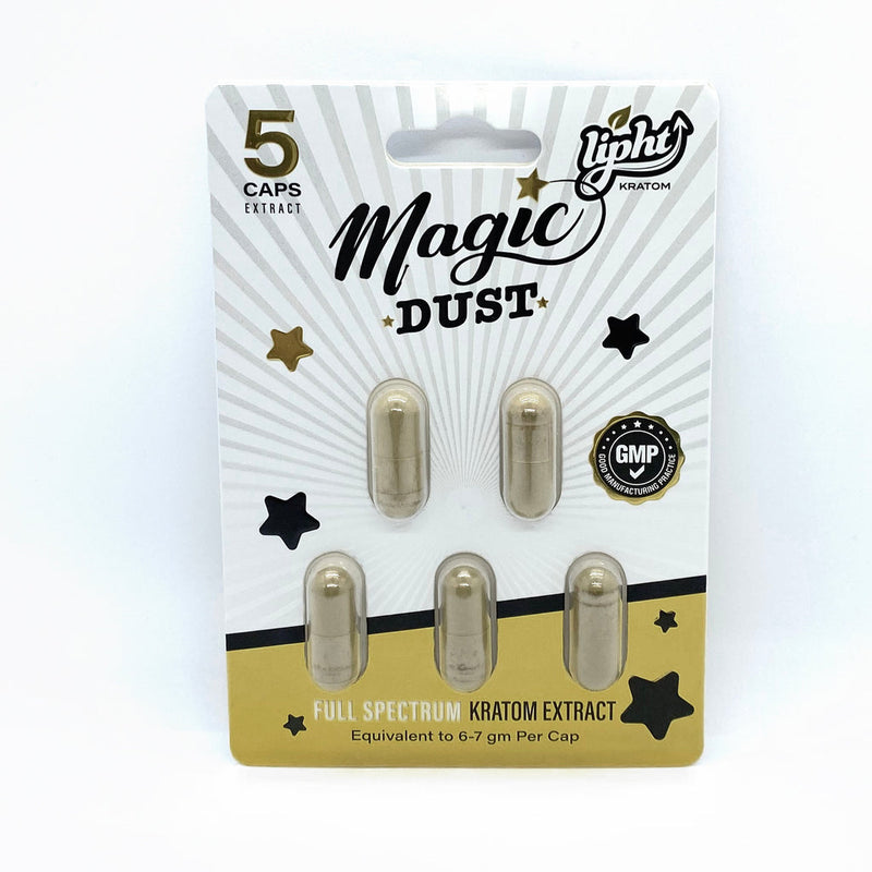 Lipht Kratom Magic Dust Capsules – 5ct