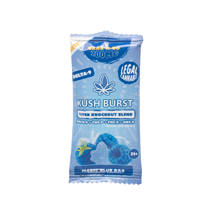 Kush Burst Super Knockout Blend Gummies (1250Mg)