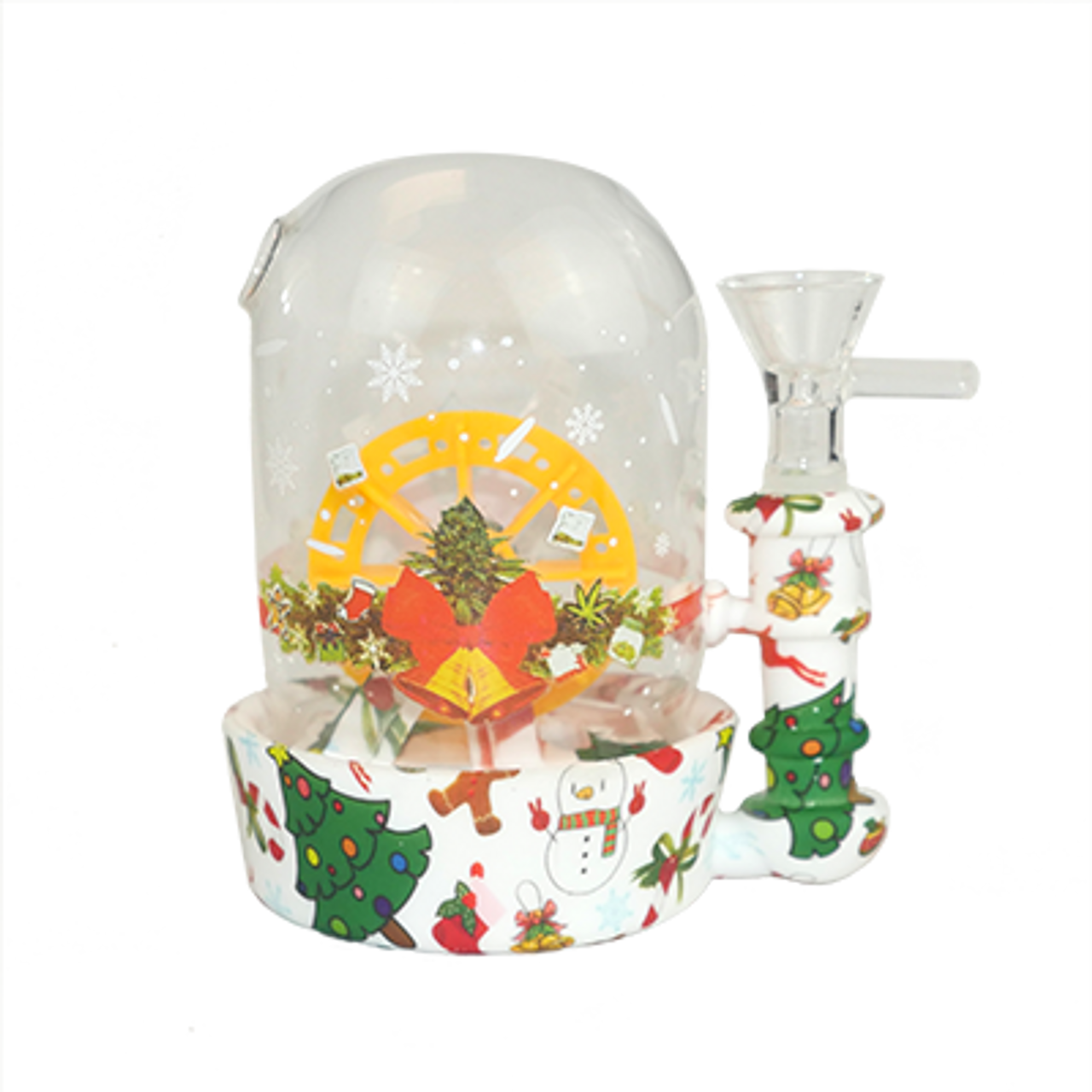 5" Silicone Xmas Waterwheel Water Pipe Box Set