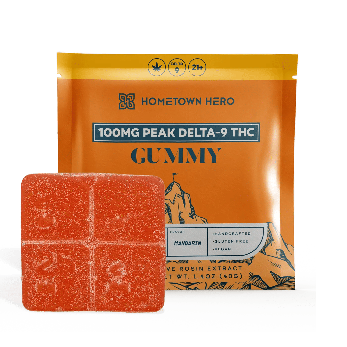 Hometown Hero D9 100Mg Peak Gummy