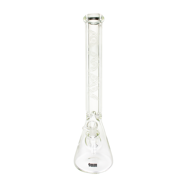 MAV Glass 18.9Mm Beaker Glow In The Dark Tribal
