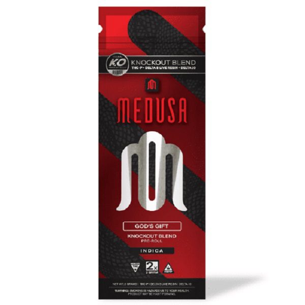 Medusa Knockout Blend 2.0 2-Gram Pre-Rolls THCP D8 D10 Medusa Knockout Blend 2.0 2-Gram Pre-Rolls THCP D8 D10