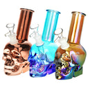 Metallic Skull Shape Water Pipe