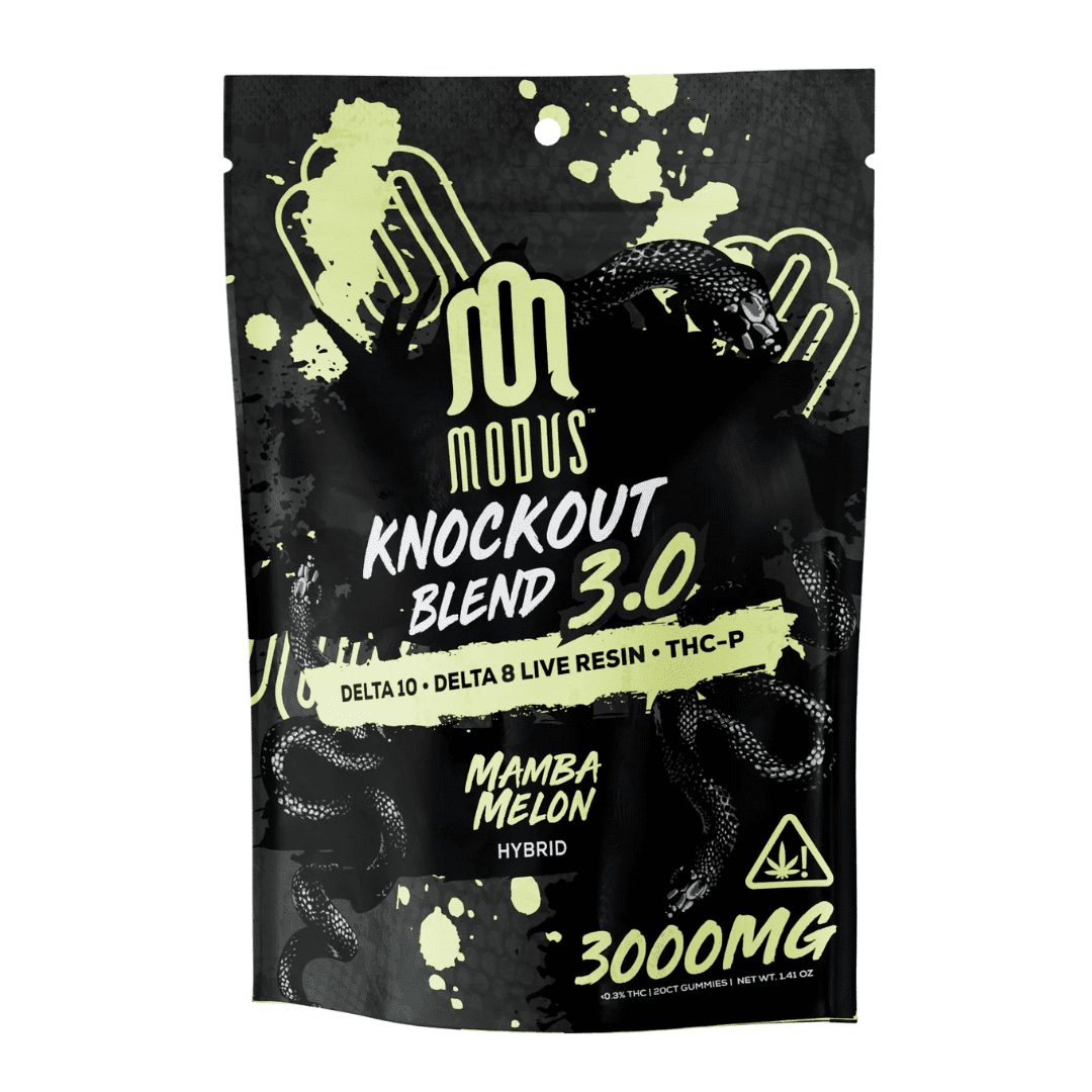 Modus Knockout Blend 3.0 D8 D10 THCA (3000Mg) Gummies