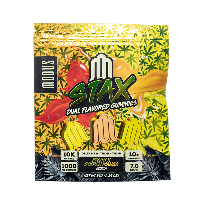 MODUS STAX D9/D8/THCP 1000MG DUAL FLAVORED GUMMIES(10CT)