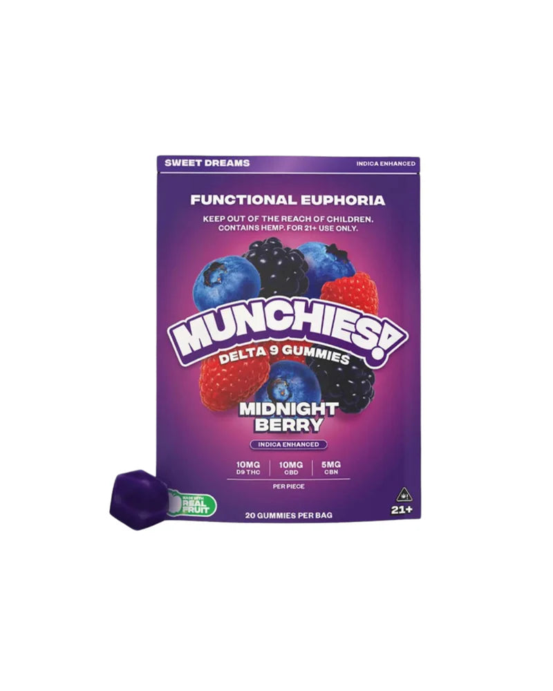 DELTA MUNCHIES FUNCTIONAL EUPHORIA D9 CBG THCV GUMMIES
