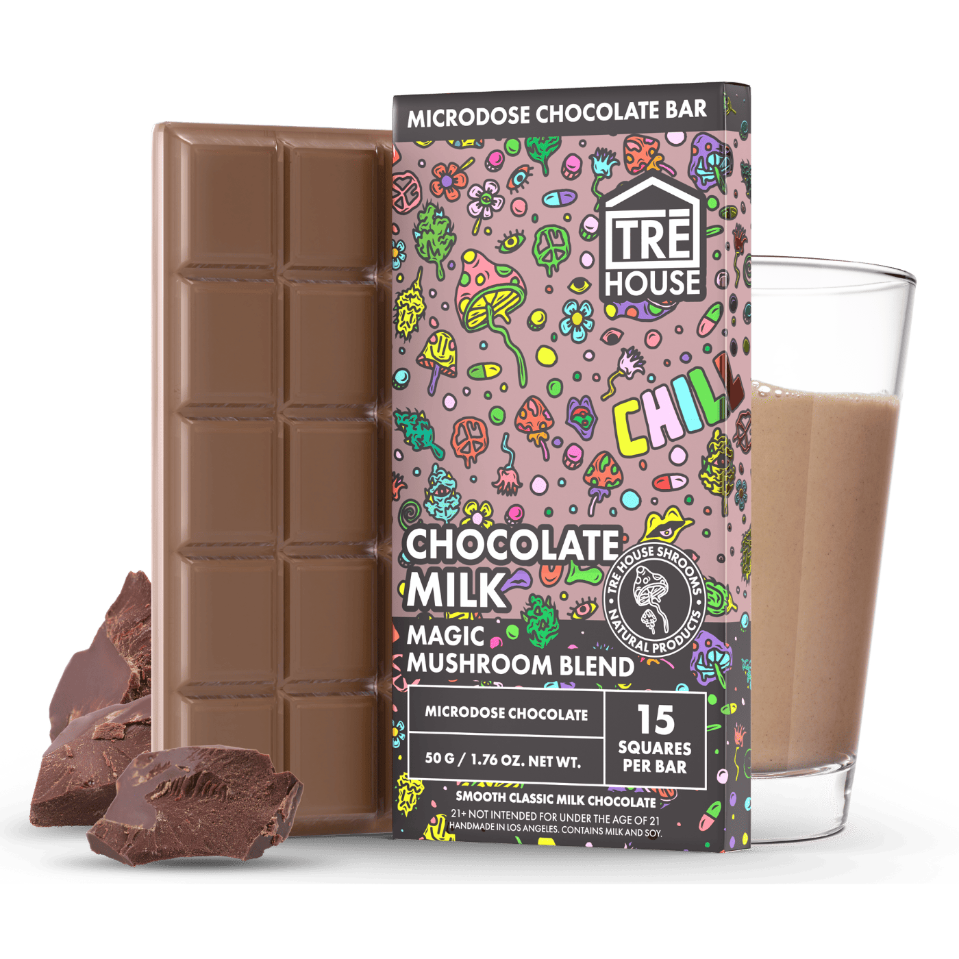 TRE House Mushroom Chocolate Bars