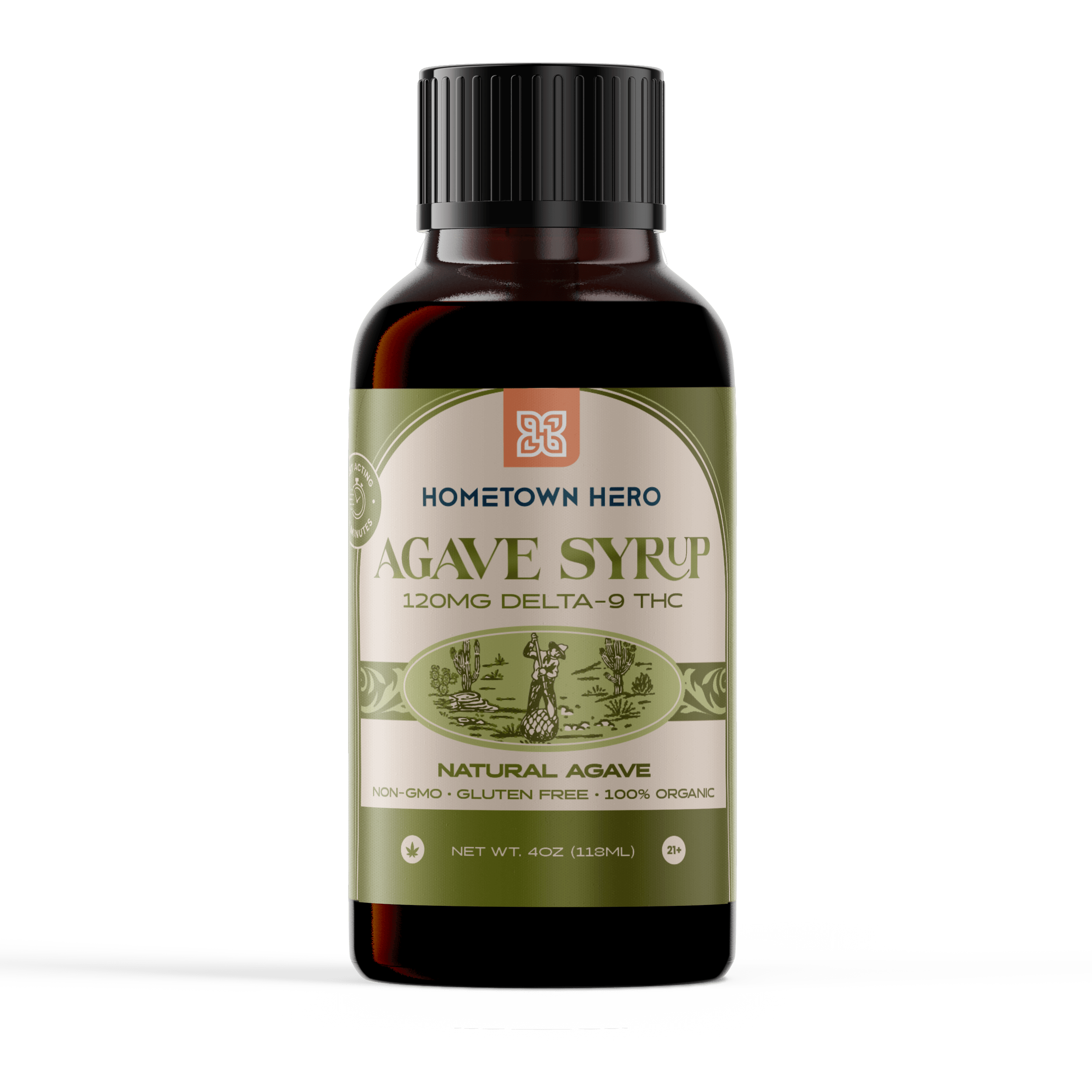 HOMETOWN HERO DELTA 9 AGAVE SYRUP