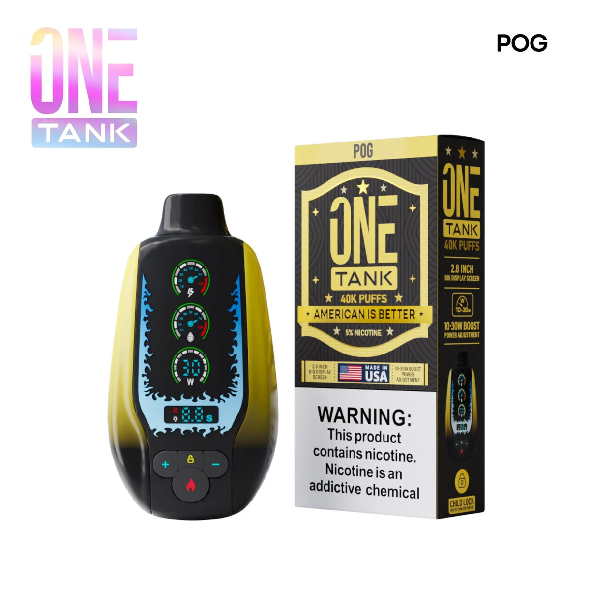 One Tank 40K Disposable (Made in USA)