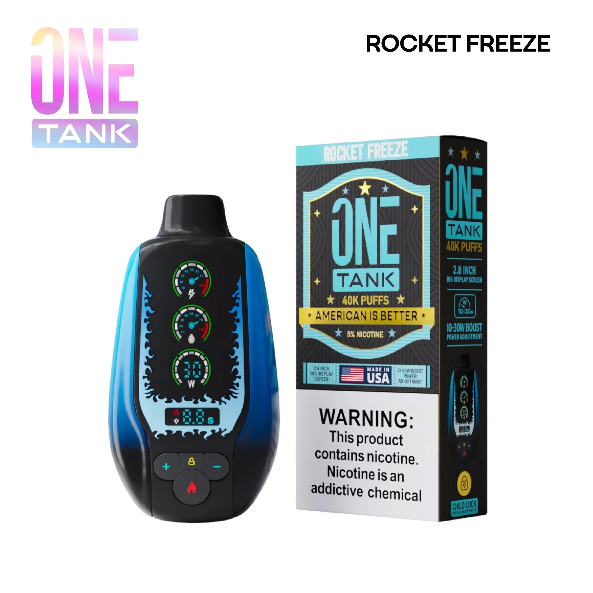 ONE TANK 40K PUFF DISPOSABLES *MADE IN USA*