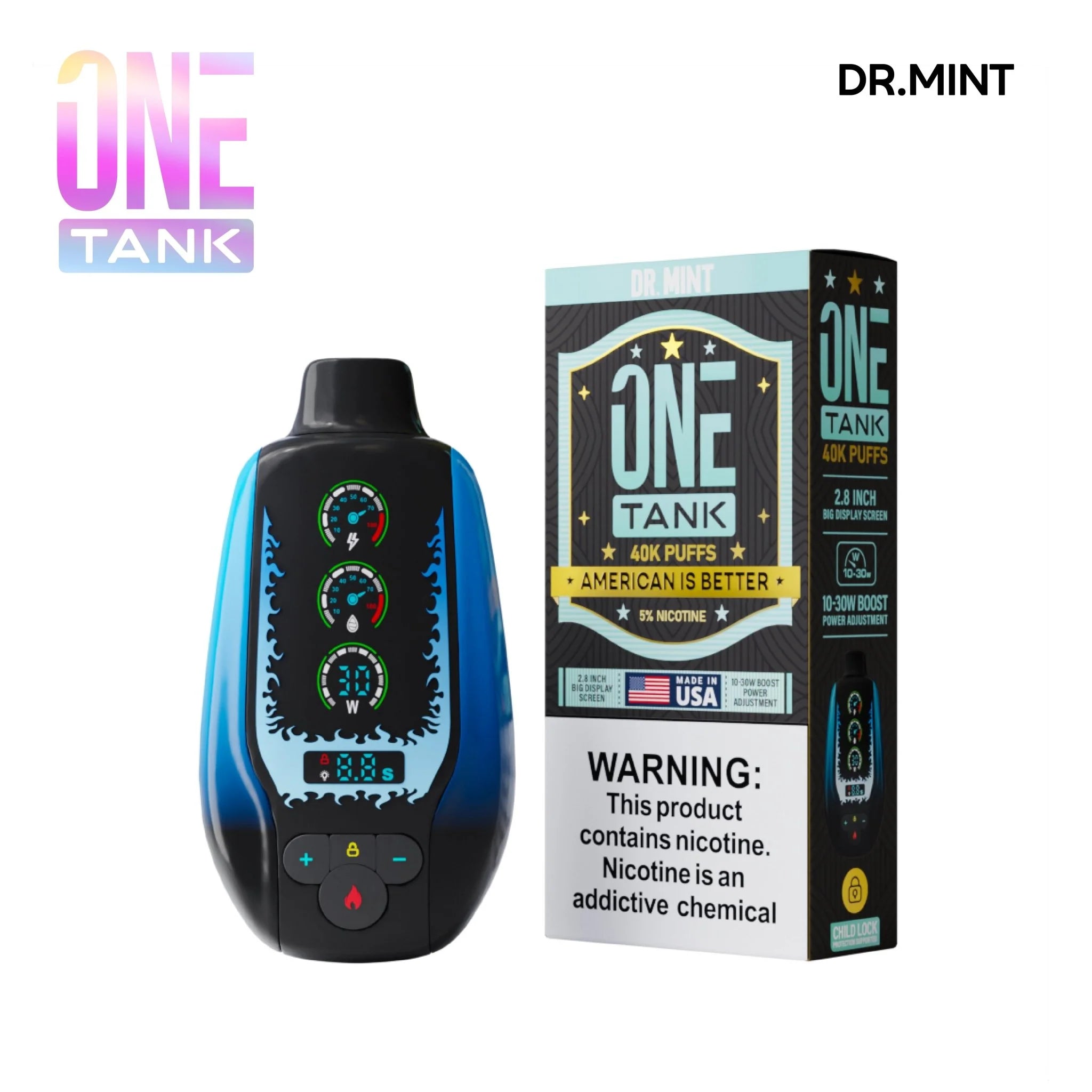 ONE TANK 40K PUFF DISPOSABLES *MADE IN USA*