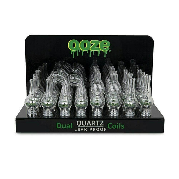 Ooze Glass Globe (Assorted Quartz Coil, Purple Display)