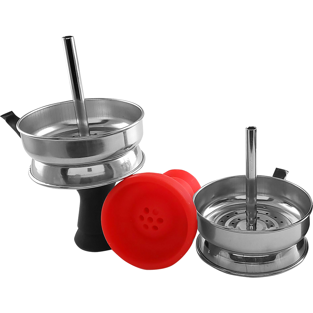 Pharaoh'S Silicone Hookah Bowl With Coal Tray