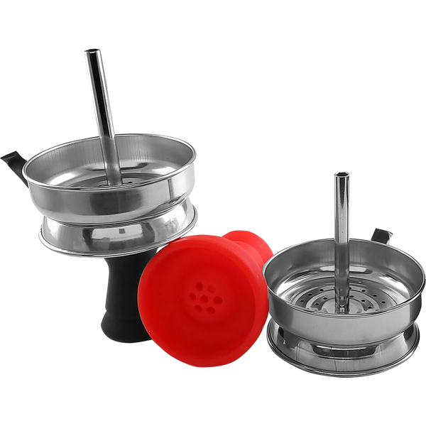 Pharaoh'S Silicone Hookah Bowl With Coal Tray