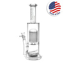 Phoenix Rising Private Party Remote Led Water Pipe W/ Tree Arms Perc (Fm1204)
