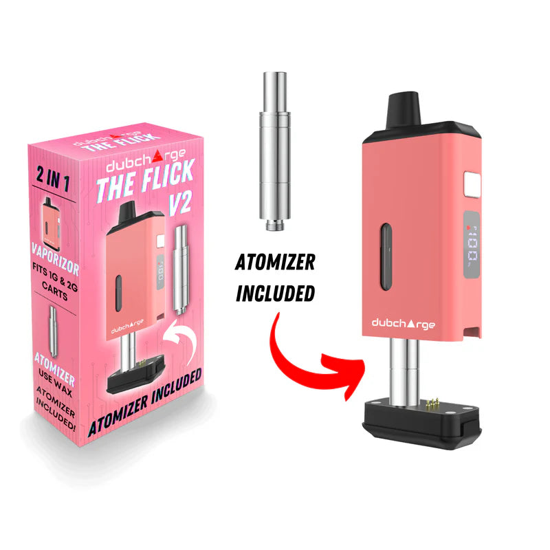 DUBCHARGE THE FLICK V2 2 IN 1 VAPORIZER/ATOMIZER