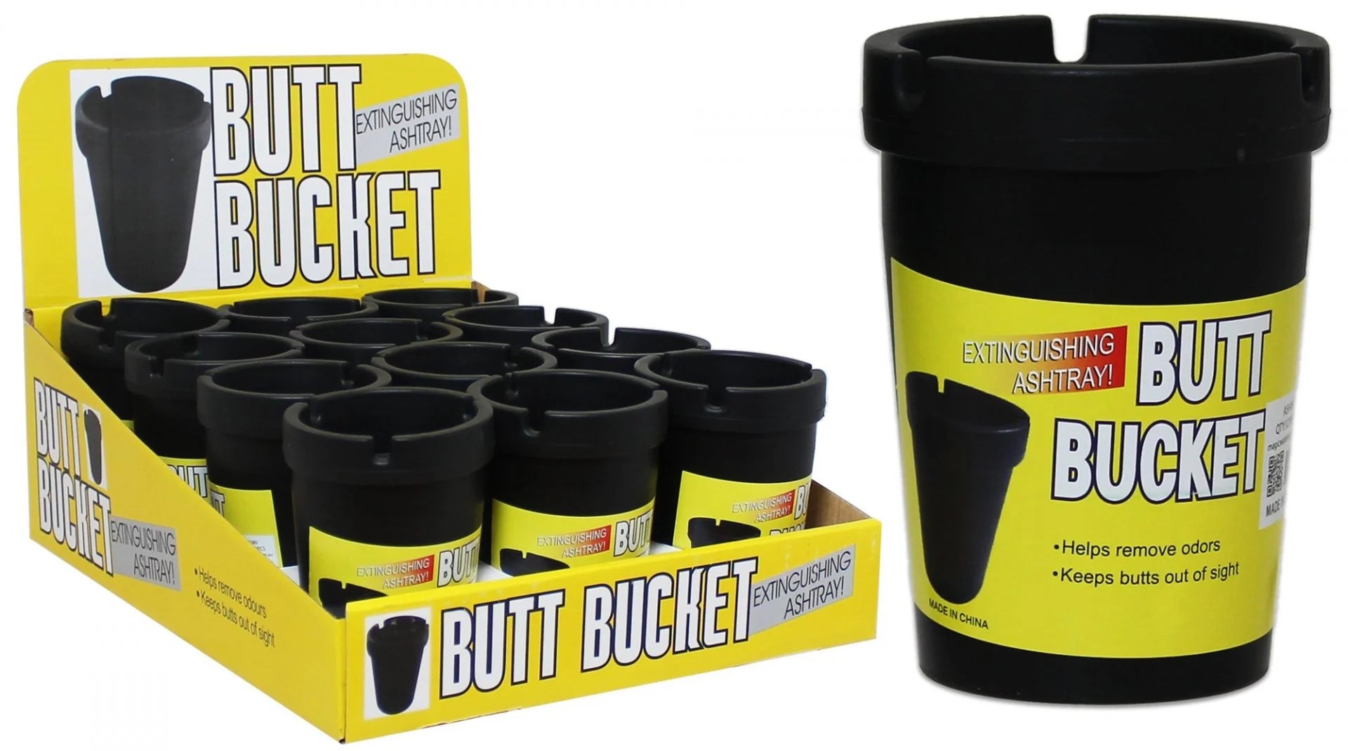 BUT BUCKET ASHTRAY
