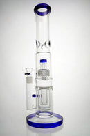 Clover 16" Straight Microphone Perc Water Pipe
