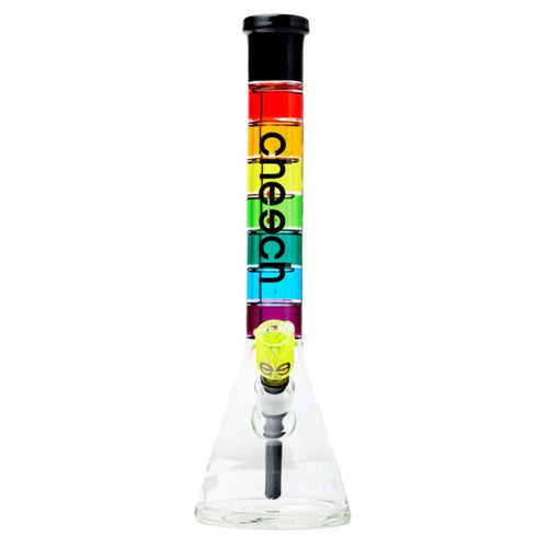 Cheech Glass 17" Rainbow Glycerin Beaker Water Pipe