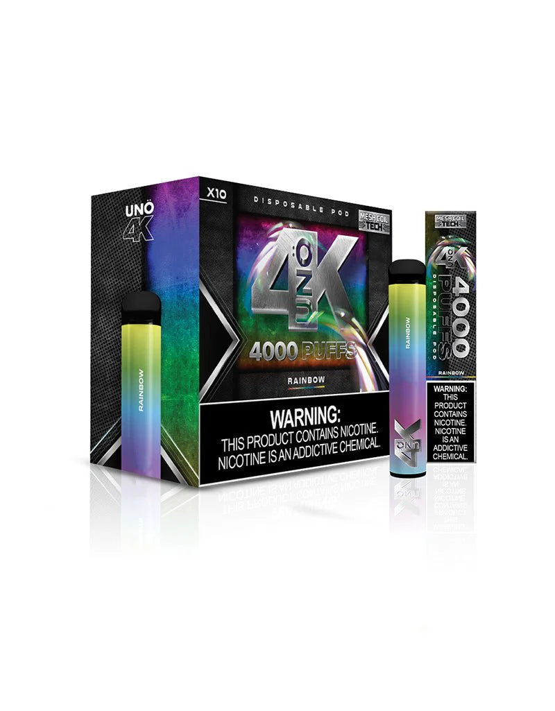 UNO 4K 4000 PUFFS DISPOSABLE (SB2024 COMPLIANT)
