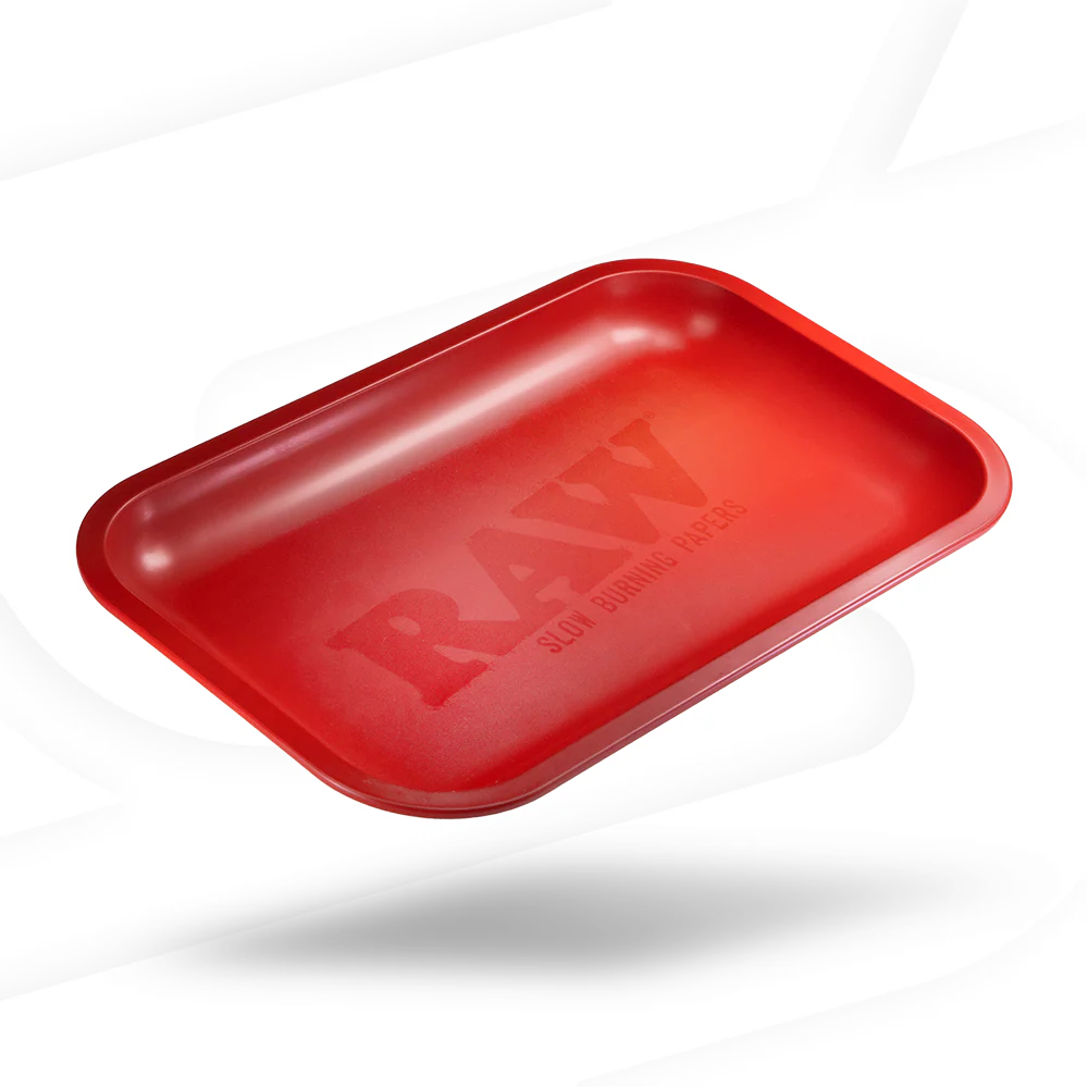 RAW - MATTE RED ROLLING TRAY