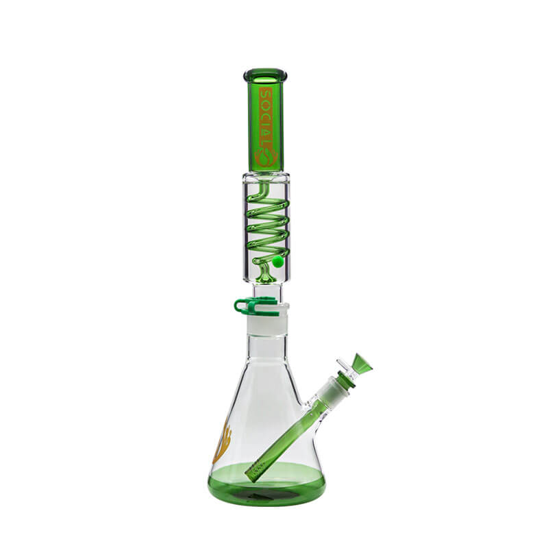 SOCIAL GLASS 18" PERSIUS COIL PERC GEL BEAKER