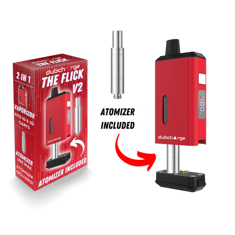 DUBCHARGE THE FLICK V2 2 IN 1 VAPORIZER/ATOMIZER