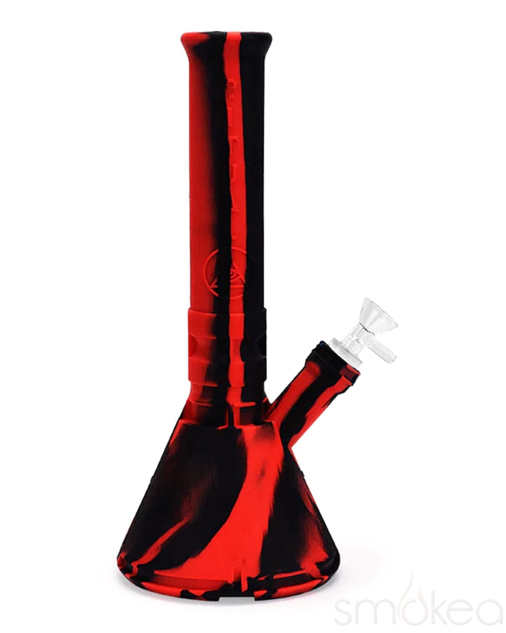 12" Silicone Mixed Color Beaker Water Pipe