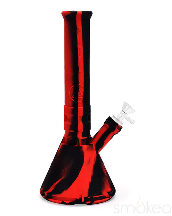 12" Silicone Mixed Color Beaker Water Pipe