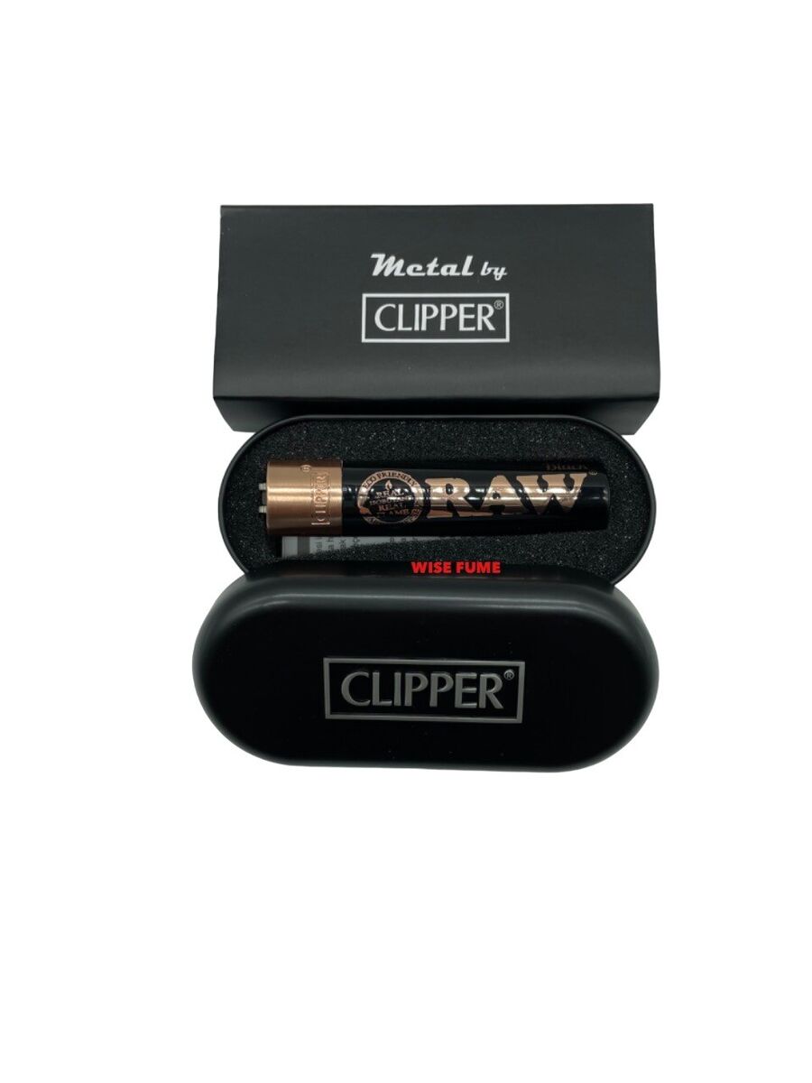 Clipper Metal Lighter With Container