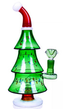 Cheech Glass 10" Christmas Tree Perc Water Pipe