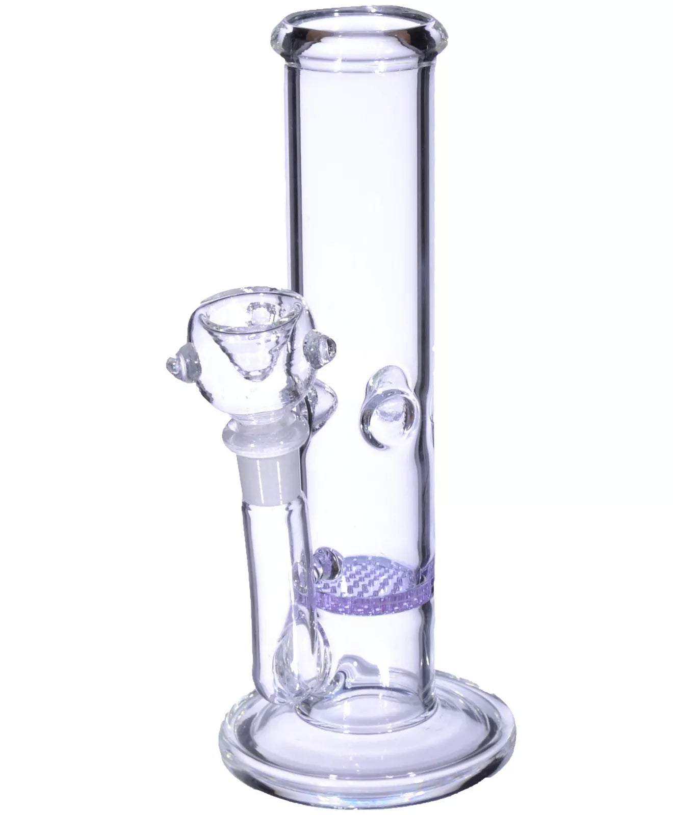 On Point Glass 8" Honeycomb Perc Water Pipe