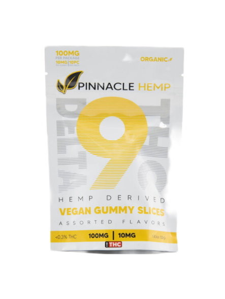 Pinnacle Hemp Delta 9 Vegan Gummy Slices