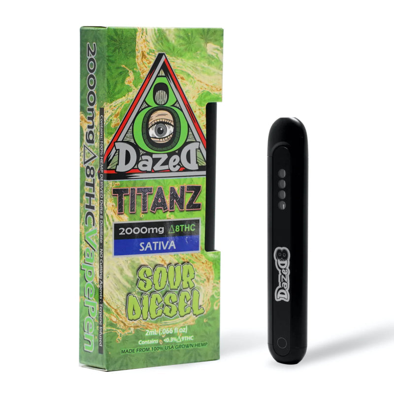 Dazed Titanz Delta 8 Disposable 2G