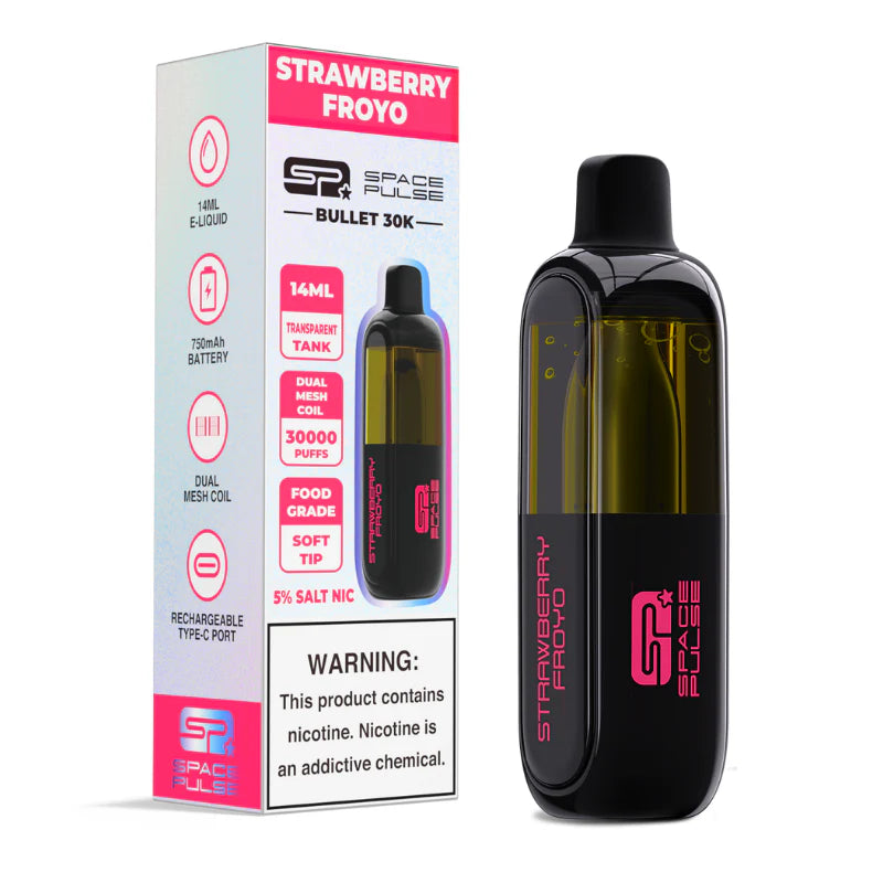 SPACE PULSE BULLET 30K PUFF ZERO NICOTINE DISPOSABLE