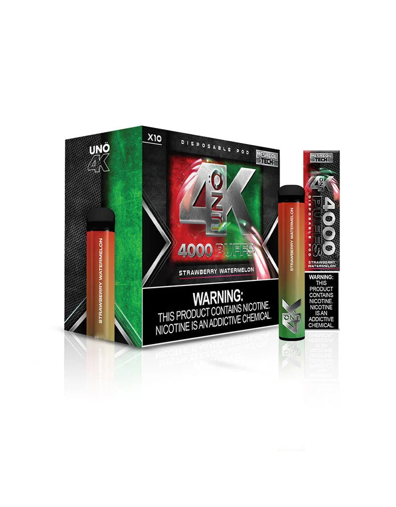 UNO 4K 4000 PUFFS DISPOSABLE (SB2024 COMPLIANT)