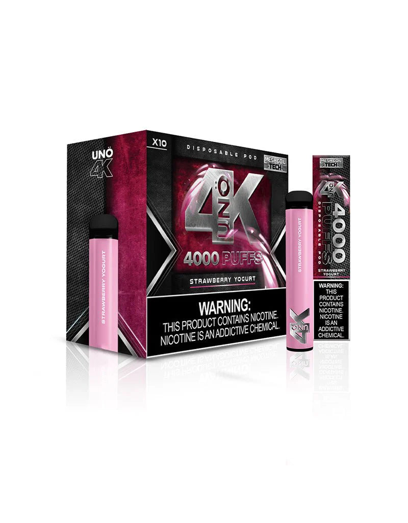 UNO 4K 4000 PUFFS DISPOSABLE (SB2024 COMPLIANT)