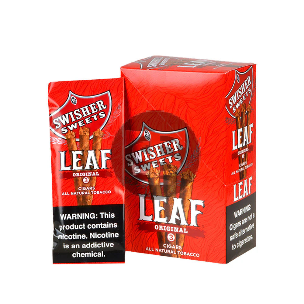 SWISHER LEAF WRAPS 3CT