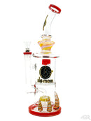 Big Mon 13" Horned Base Shower Head Perc Waterpipe