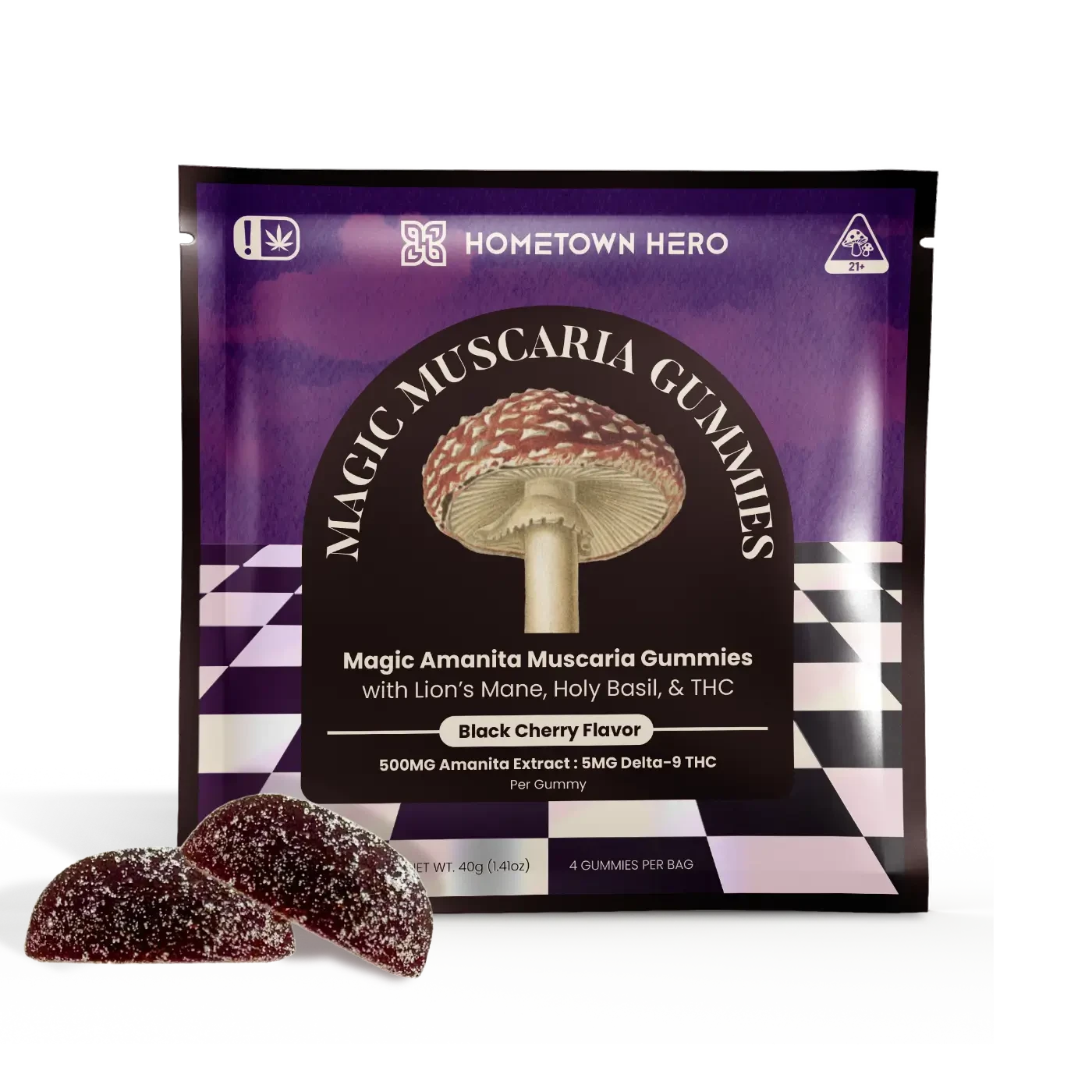 The Magic Dose All Natural Amanita Gummies (4Ct)