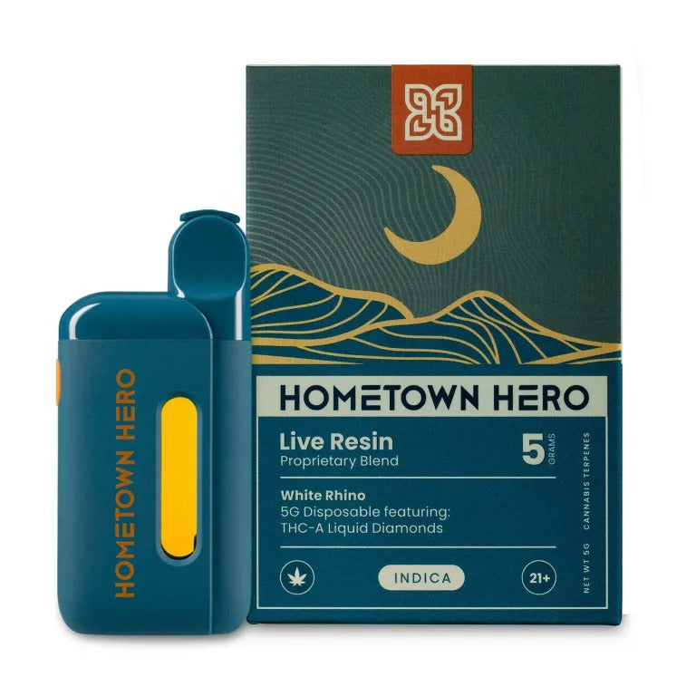 Hometown Hero THCA Live Resin Disposable (5G)