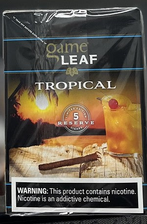Game Leaf Cigars Tropical (5 Count)