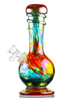 Twisted Sister Glassworks 8" Double Bubble Vase St5
